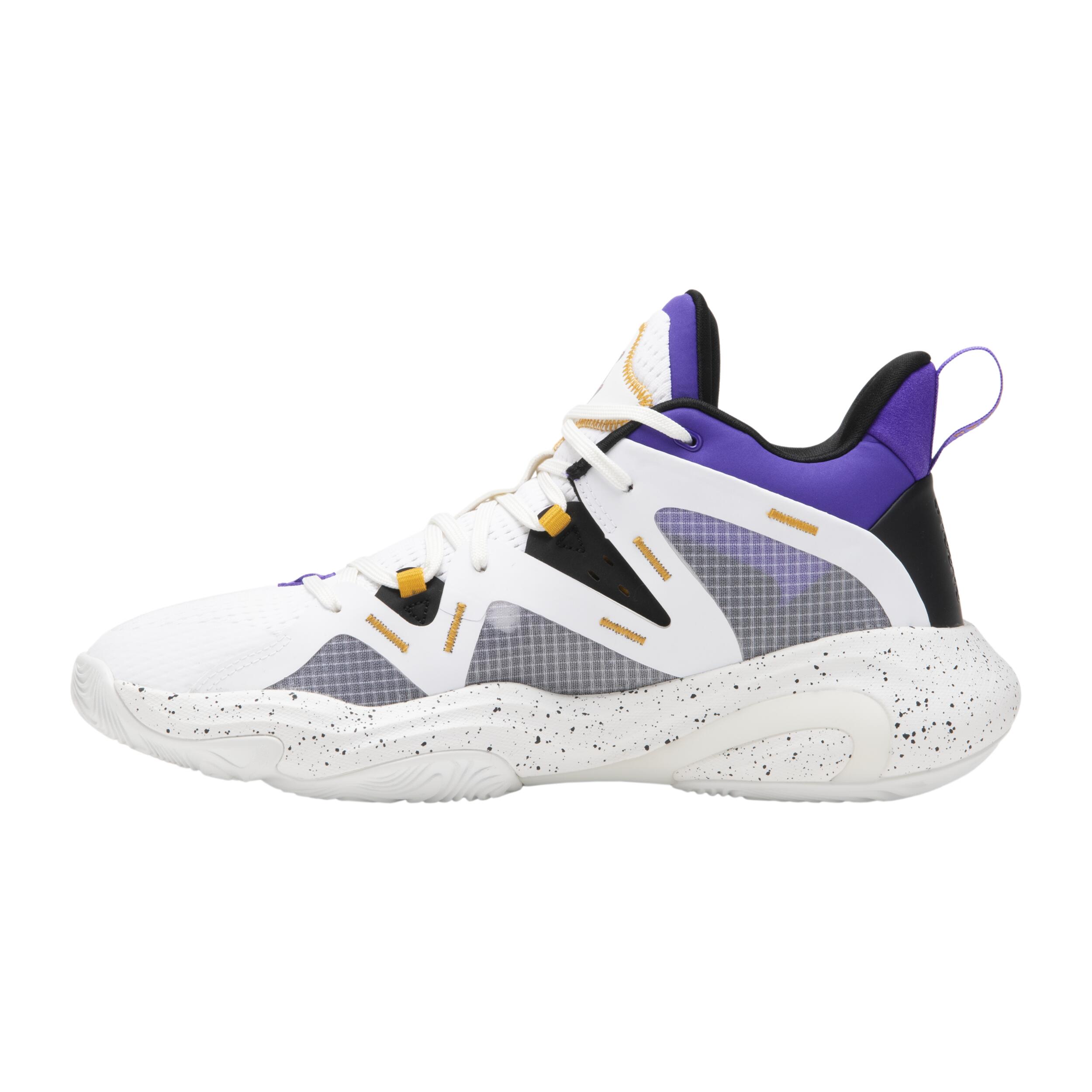 ZAPATILLAS DE BALONCESTO LOS ANGELES LAKERS UNISEX -  900 NBA MID-3 BLANCO 17/29