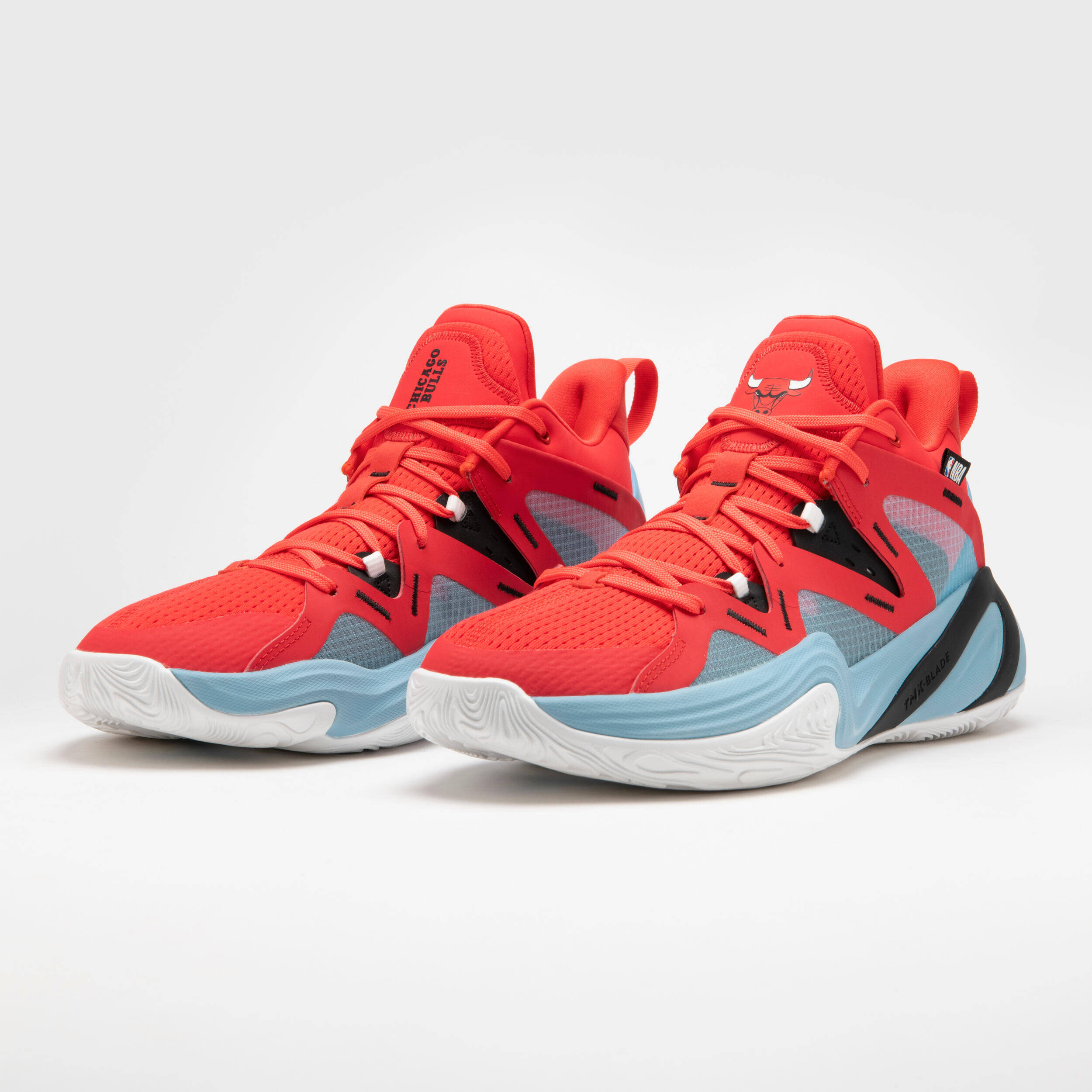Men's/Women's Basketball Shoes 900 NBA MID-3 - Chicago Bulls/Red -  5
