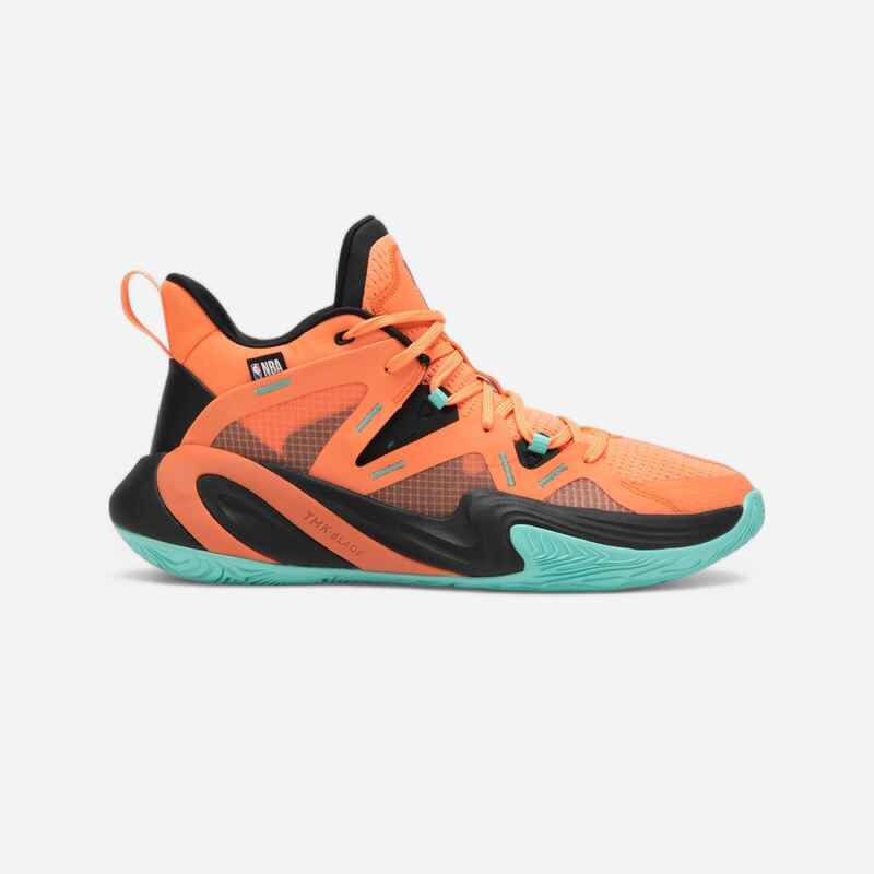 Damen/Herren Basketballschuhe halbhoch New York Knicks - 900 NBA Mid-3 orange