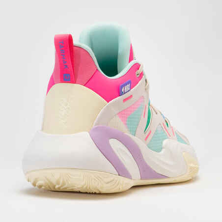 Men's/Women's Basketball Shoes 900 MID-3 NBA - Miami Heat/Beige