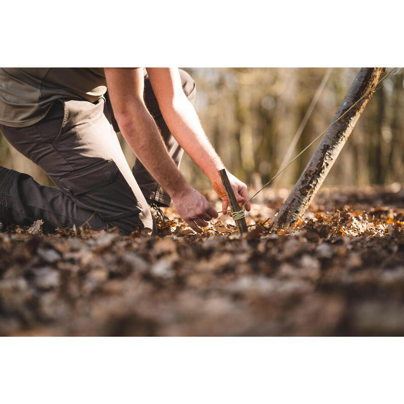 Pantalon cargo rezistent Stepă 300 Maro
