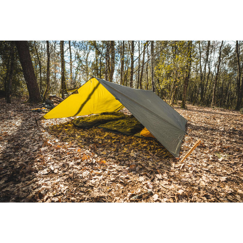 Telo bushcraft bivacco XTRALIGHT 2,95X2,8 m verde