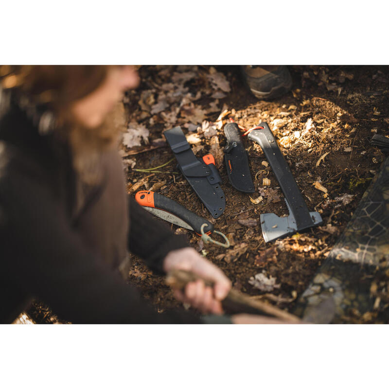 Vadászkés Sika 130 Grip, rögzített, 13 cm-es penge, fekete 