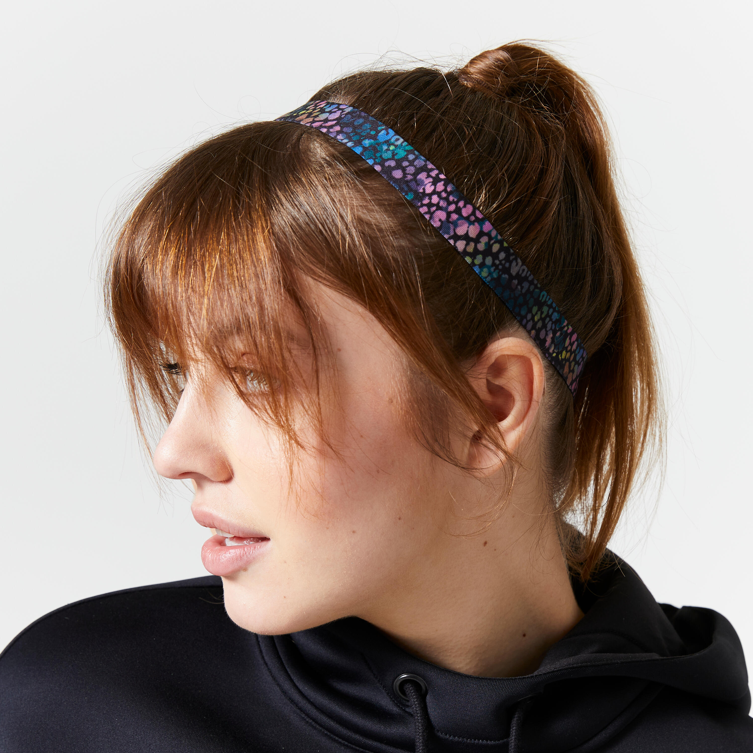 Cinta El stica Diadema para pelo x3 fitness cardio training estampado