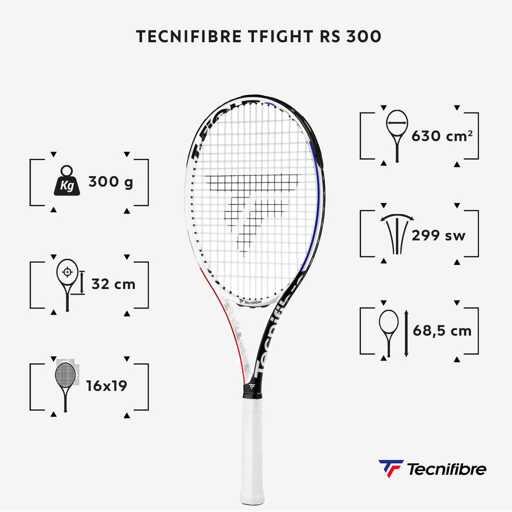 Tecnifibre Tennisschläger Damen/Herren - TFight RS 300 g unbesaitet