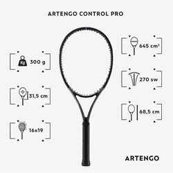 Adult Tennis 300 g Unstrung Racket TR960 Control Pro - Black/Grey