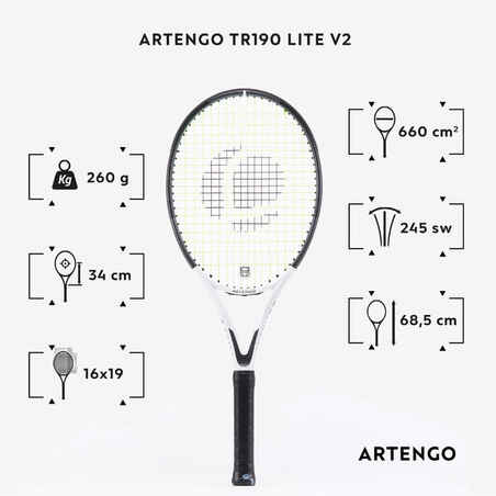 Suaugusiųjų teniso raketė „TR190 Lite V2“