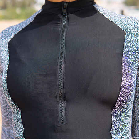 BURKINI RIME 100 LONG SLEEVED LEO BLACK