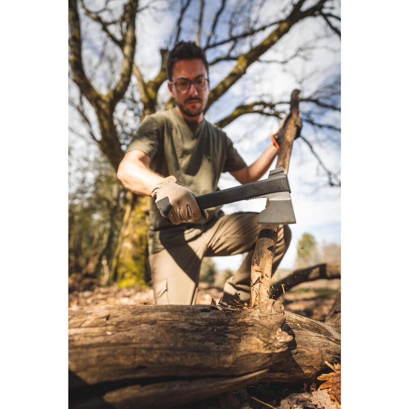 Bushcraft Kamp Baltası - Avcılık ve Doğa Gözlemi - 35 cm - Siyah