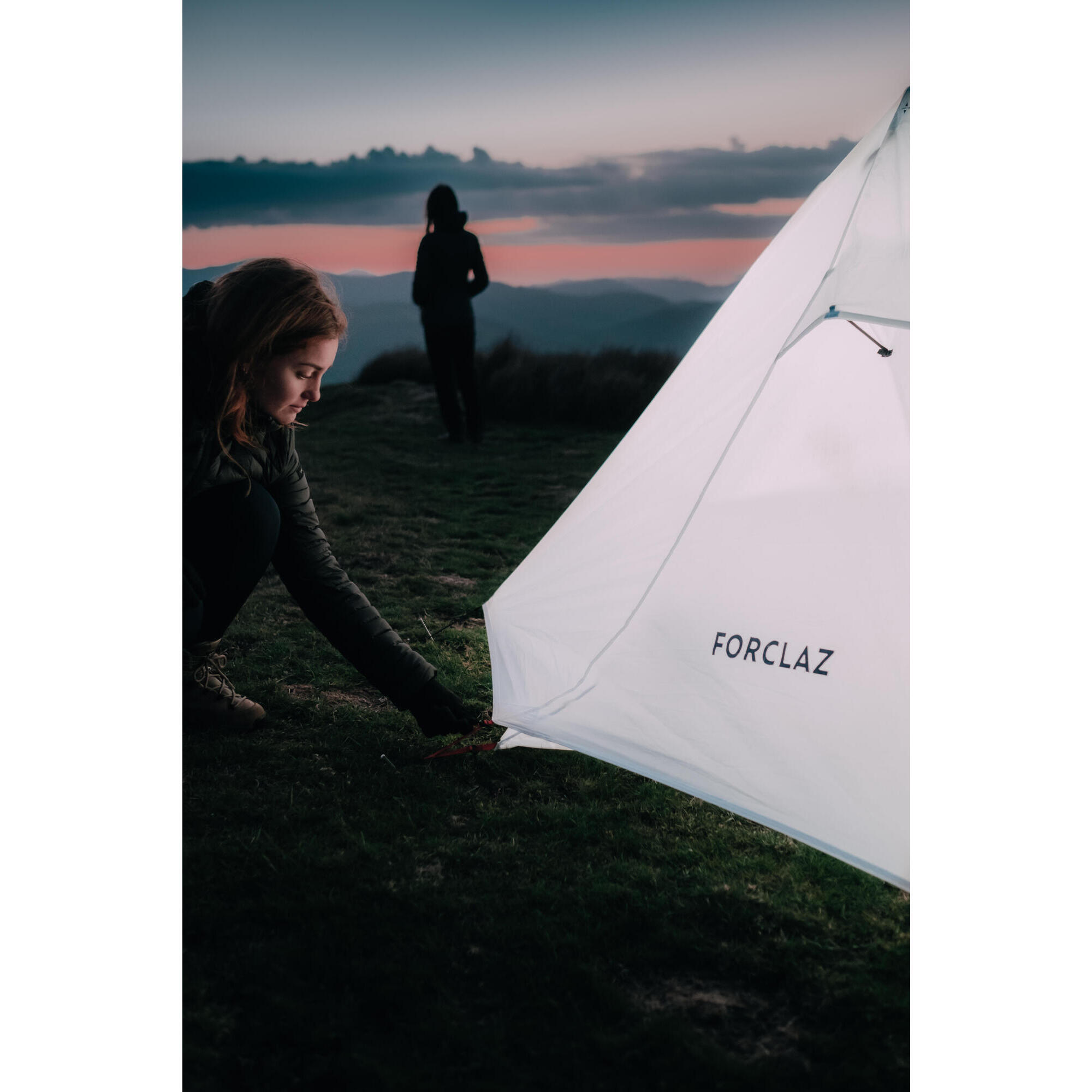 Tenda da trekking in tela - 2 posti letto - MT900 v2 Edizioni Minimali - Non colorato