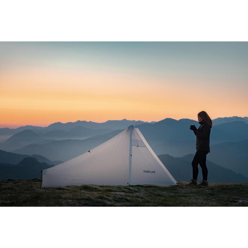 Tent-tarp voor trekking MT900 2 personen v2 Minimal Editions greige