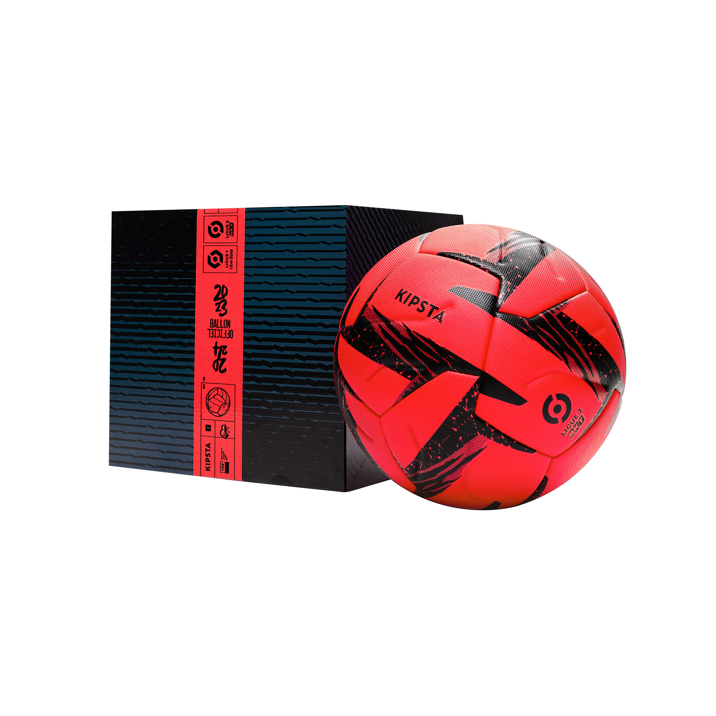 KIPSTA Ballon De Football Ligue 2 Bkt Officiel Match Ball Hiver 2023 Avec Bo&#xEE;te -