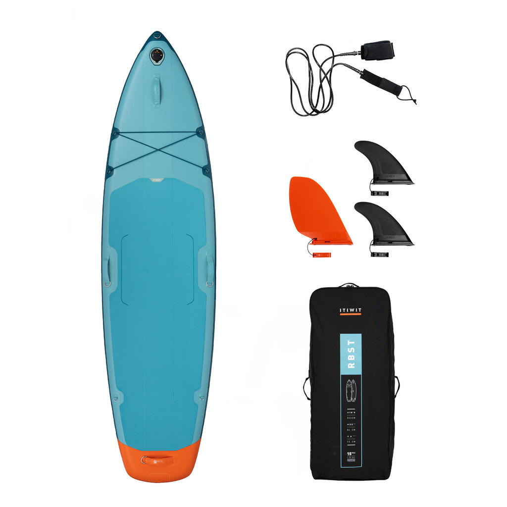 Sturdy inflatable stand up paddle board for rental companies and clubs