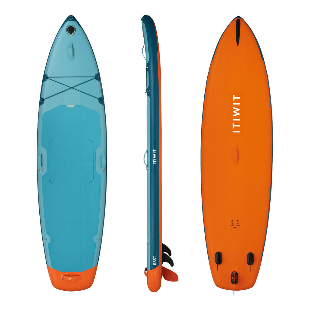 Sturdy inflatable stand up paddle board for rental companies and clubs