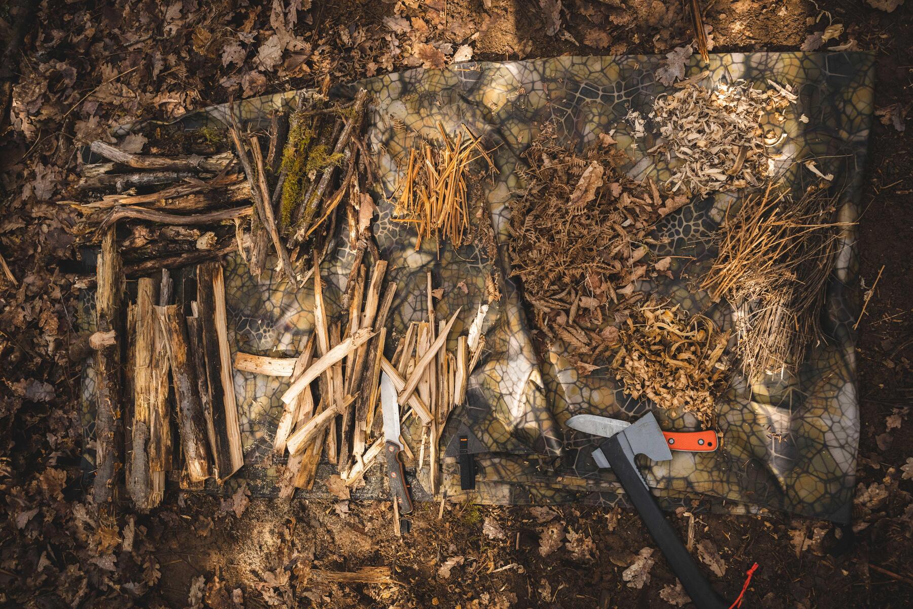 feu bois bushcraft