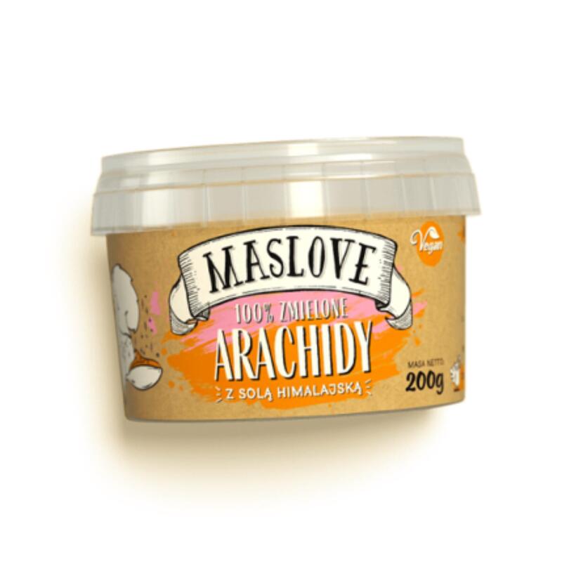 Pasta z orzechów arachidowych z solą himalajską Maslove 200g