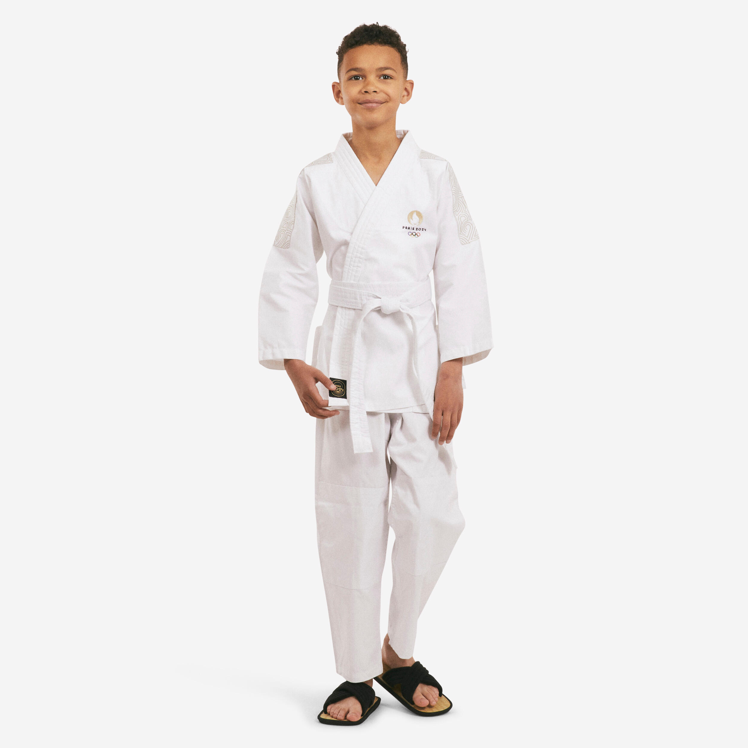 Paris 2024 - Kimono Judo Blanc Junior Paris 2024 - Kimono - Sports De Combats - - 150cm - Decathlon