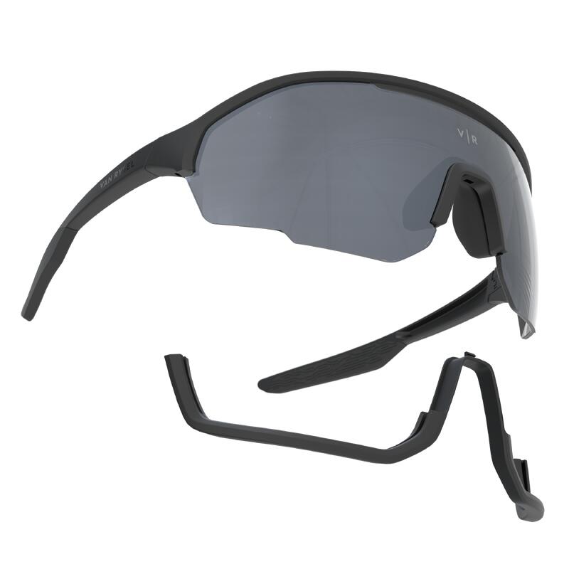 Fietsbril voor volwassenen XC RACE II categorie 3 zwart