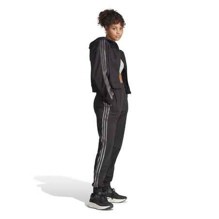 Moteriškas kūno rengybos sportinis kostiumas „Energize“, juodas
