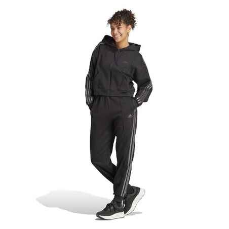 Moteriškas kūno rengybos sportinis kostiumas „Energize“, juodas