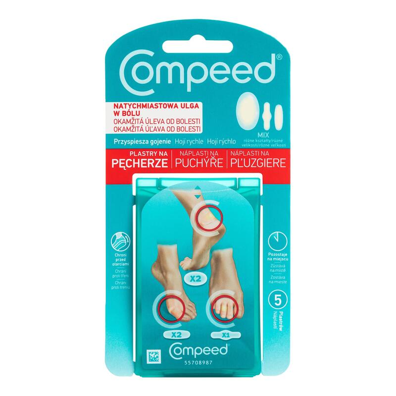 Plastry na pęcherze mix Compeed 5 sztuk