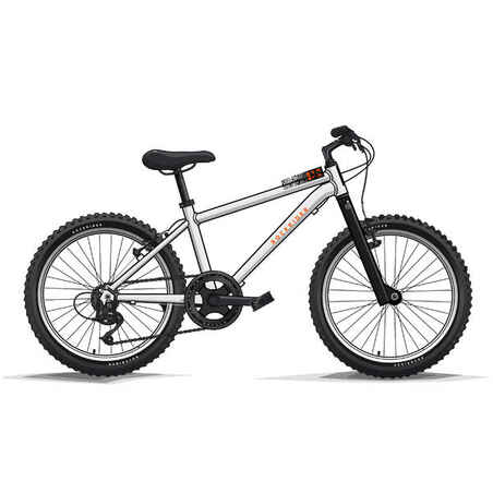 Kids' 20-Inch Mountain Bike Explore 120 Ages 6-9 - White