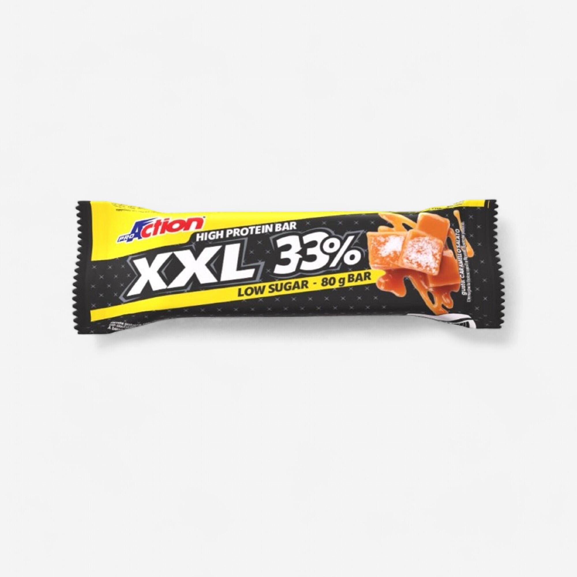 PROACTION Barretta proteica XXL High Protein Bar 80g ProAction , 33% di proteine del latte