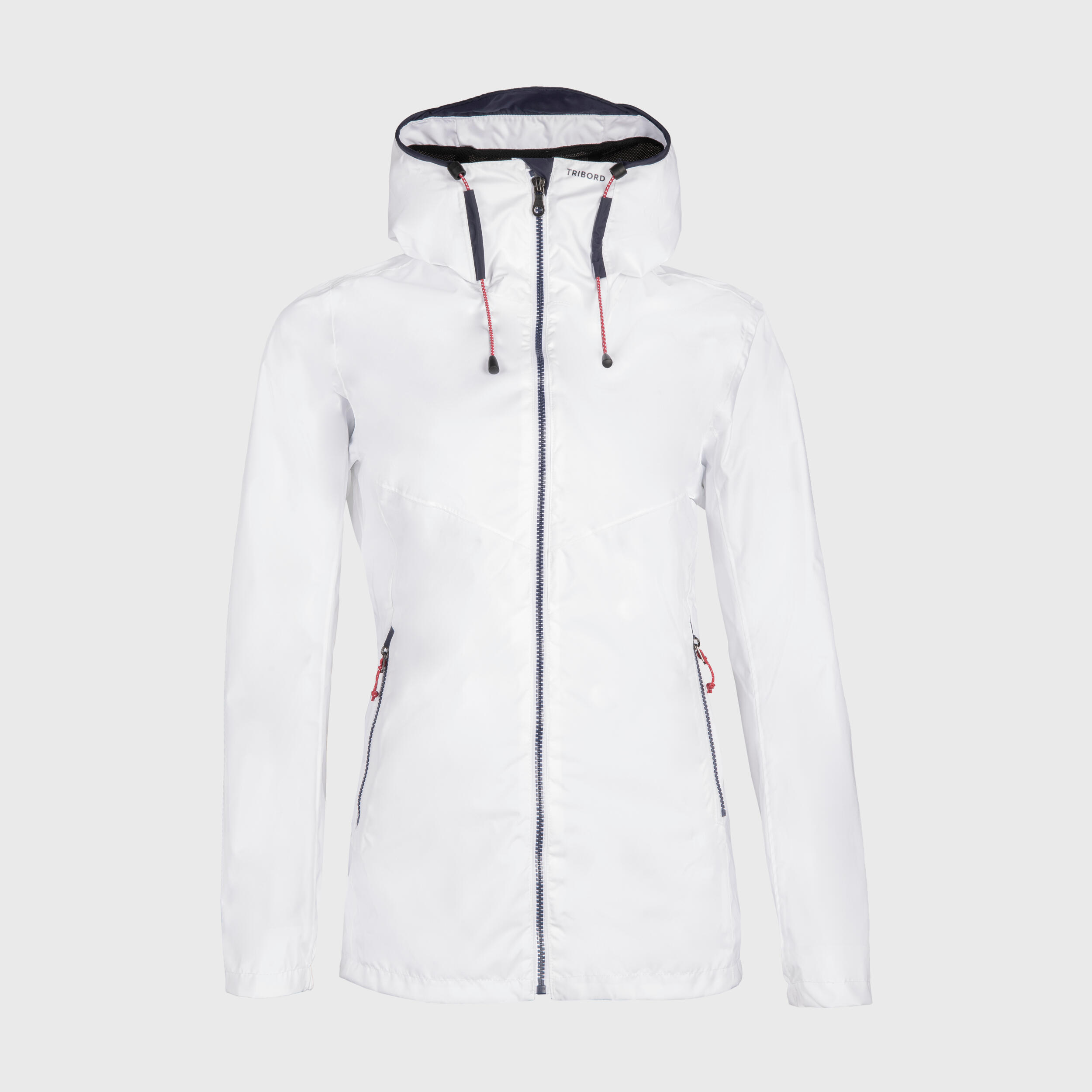 Segeljacke Regenjacke Damen wasserdicht ‒ Sailing 100 weiss 22/24