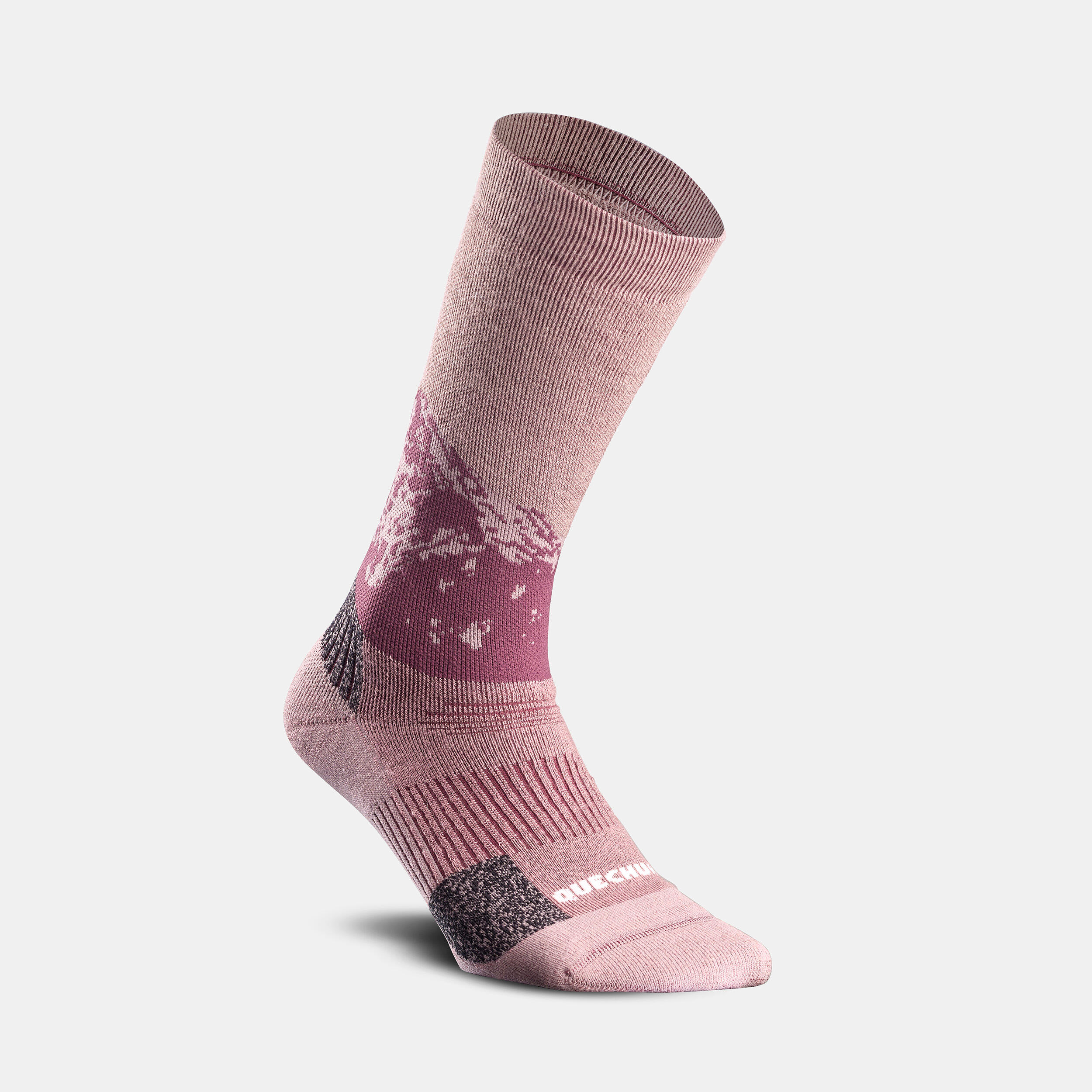 Warm  Hiking Socks SH500 Mid 2 Pairs 3/9