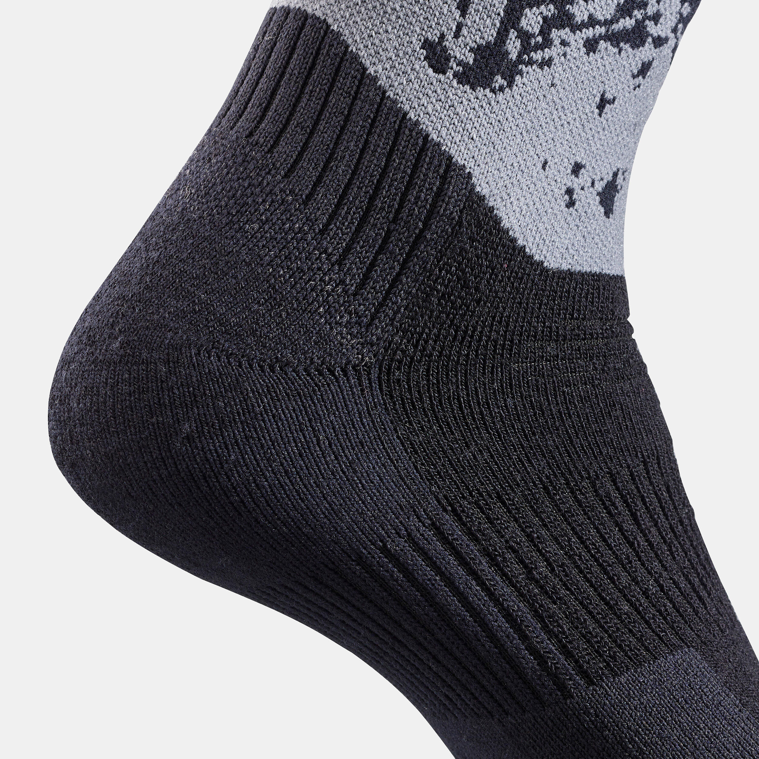 Warm  Hiking Socks SH500 Mid 2 Pairs 9/9