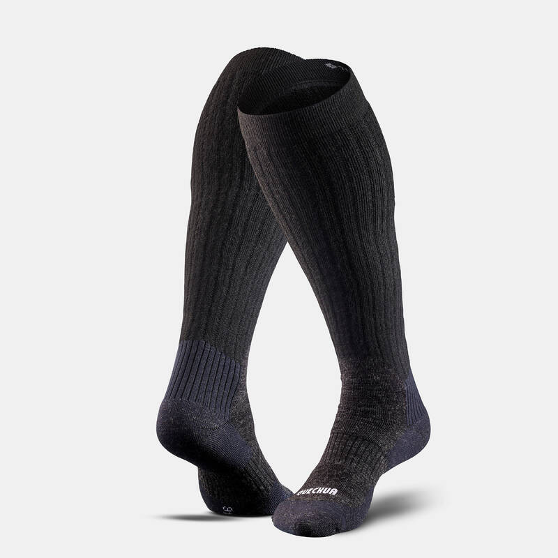  SuMade Calcetines impermeables, para hombre y mujer, calcetines  de senderismo hasta la rodilla, 1 par, Multicolor negro., S : Ropa, Zapatos  y Joyería