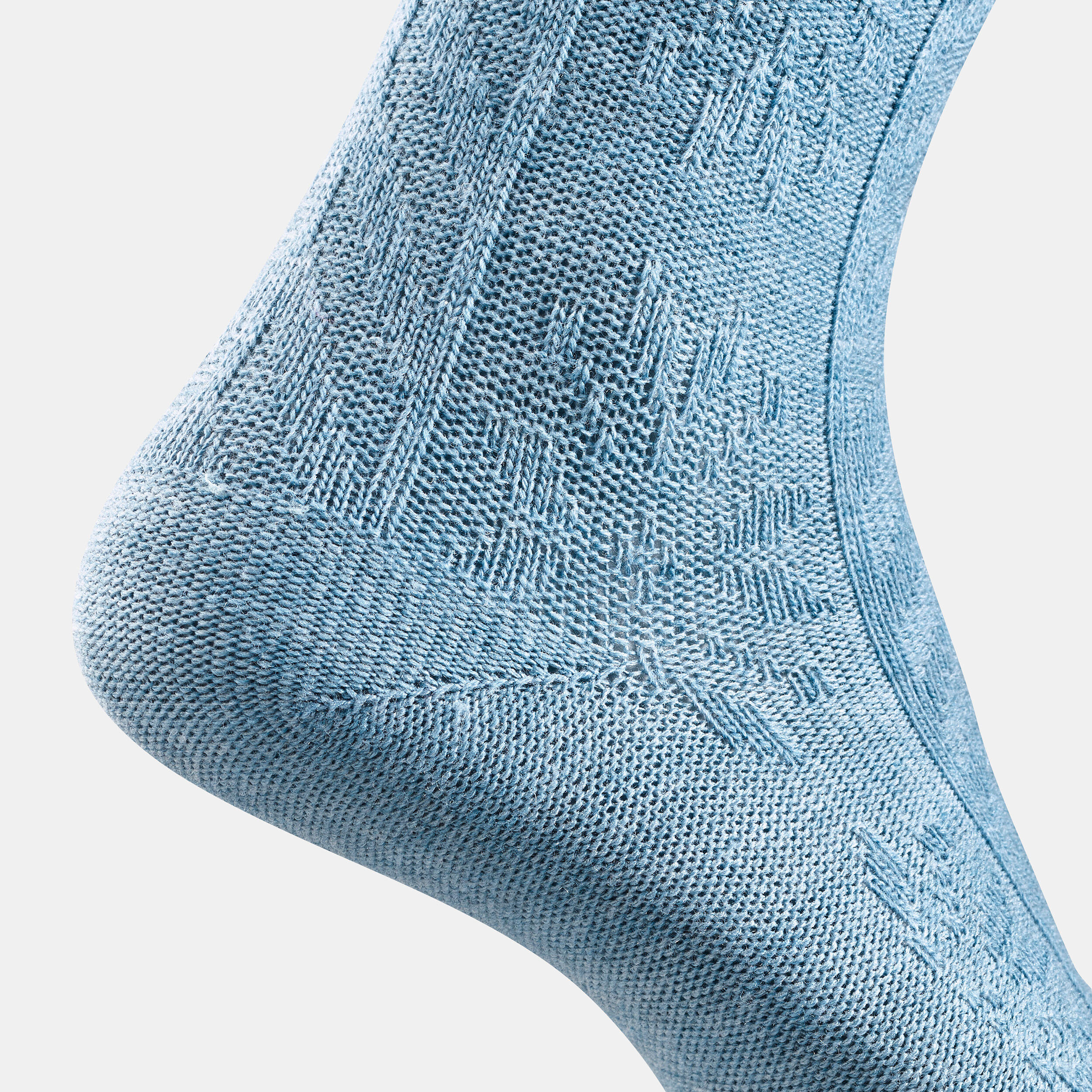 Warm hiking socks - SH100 MID JACQUARD - 2 pairs 10/10