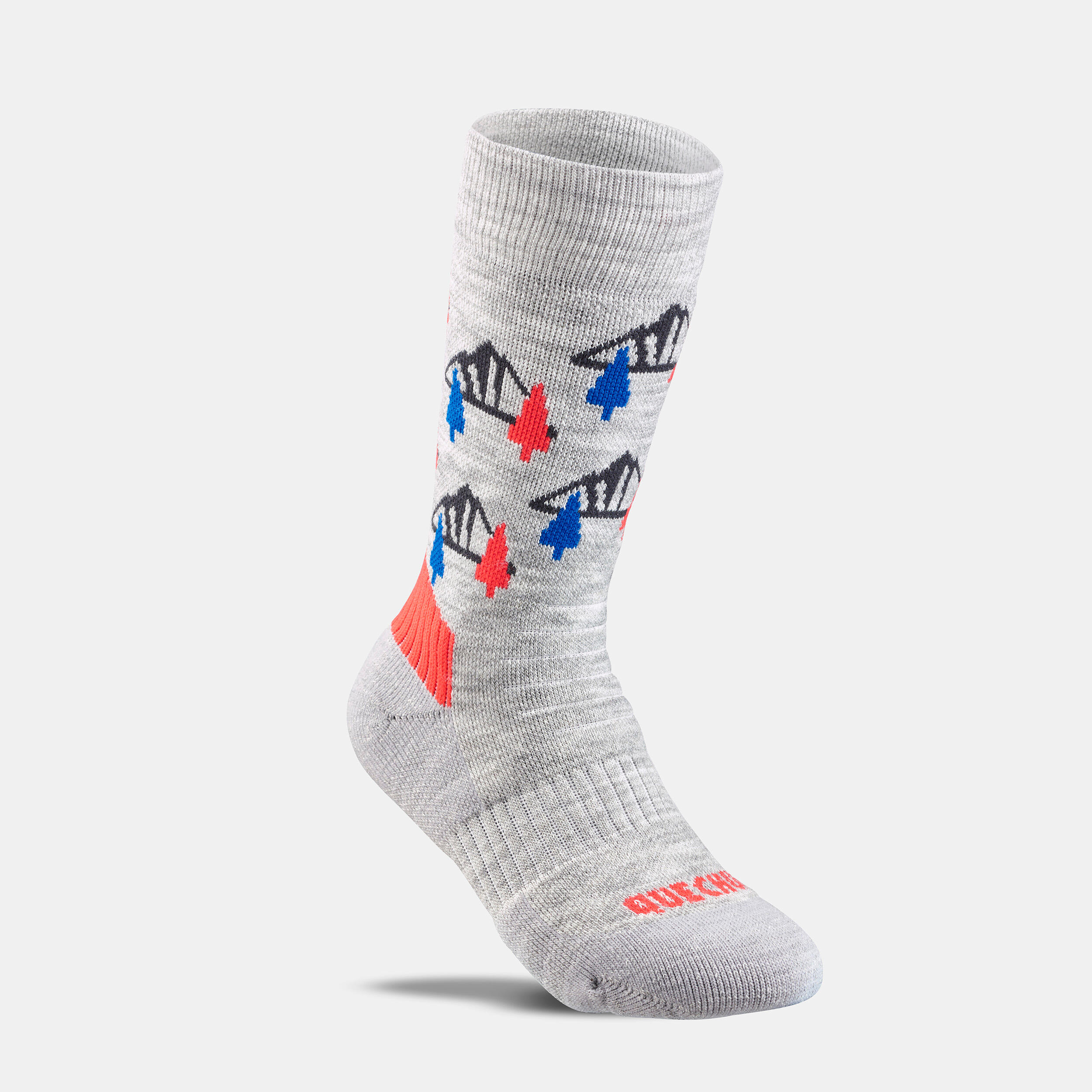 Kids’ Warm Hiking Socks SH100 Mid 2 Pairs 3/9