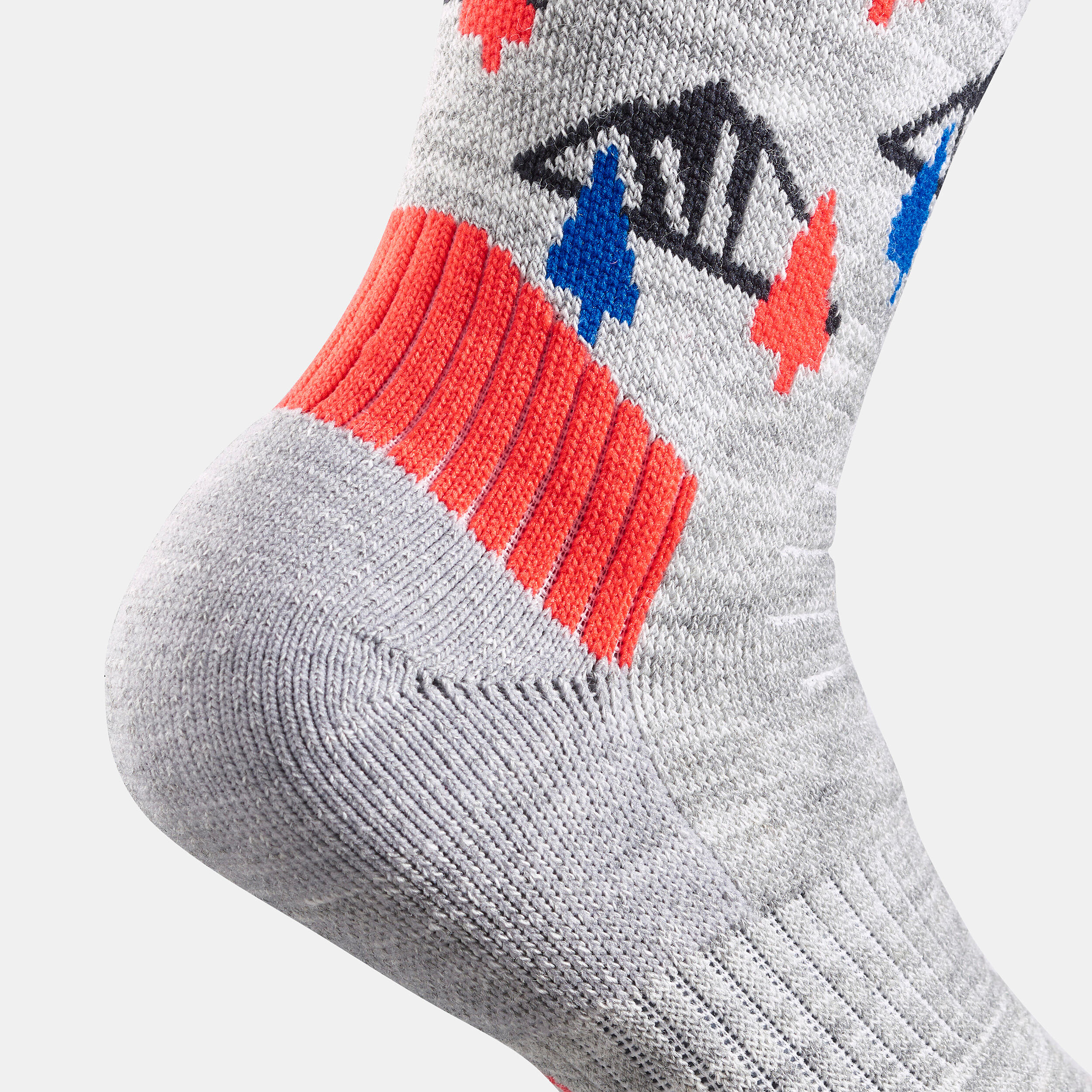 Kids Warm Hiking Socks SH100 Mid 2 Pairs Decathlon