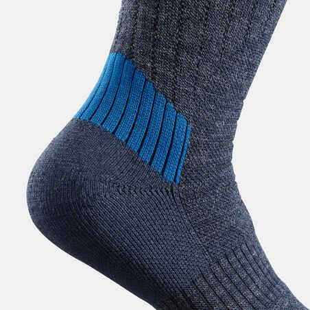 Vaikiškos šiltos žygių kojinės „SH100 Mid“, 2 poros