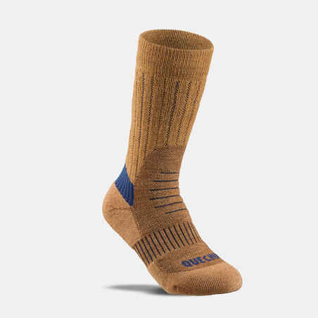 Kids’ Warm Hiking Socks SH100 Mid 2 Pairs