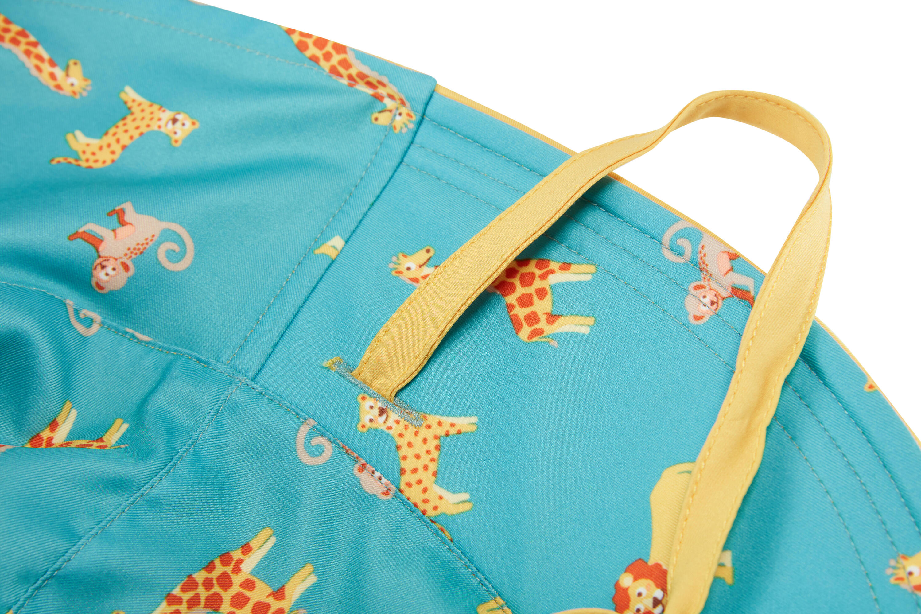 Sonnenhut Baby UV-Schutz wendbar - Savanne gelb/blau 14/21