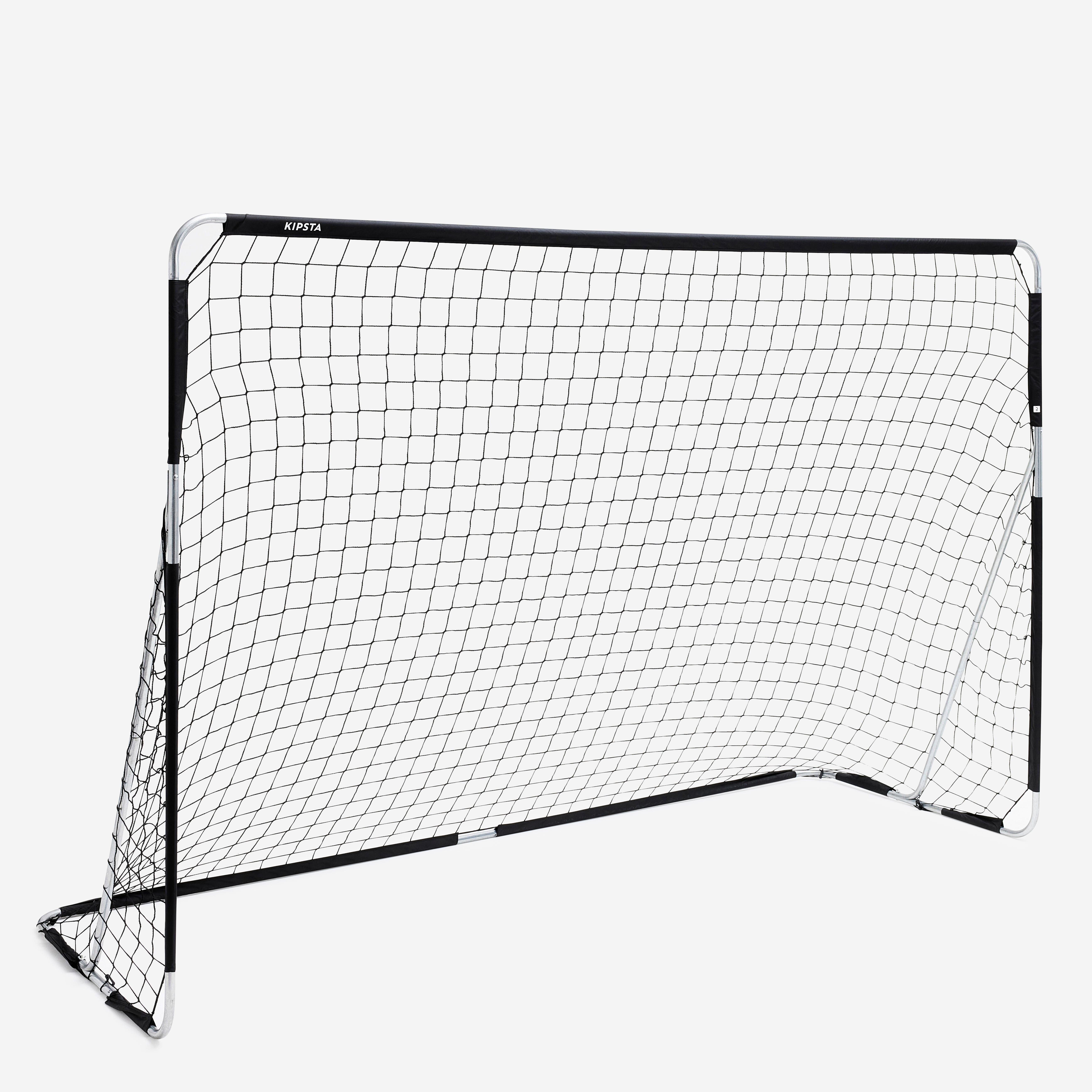 Football goal Basic L (300 cm x 200 cm) ​black – 5-year warranty