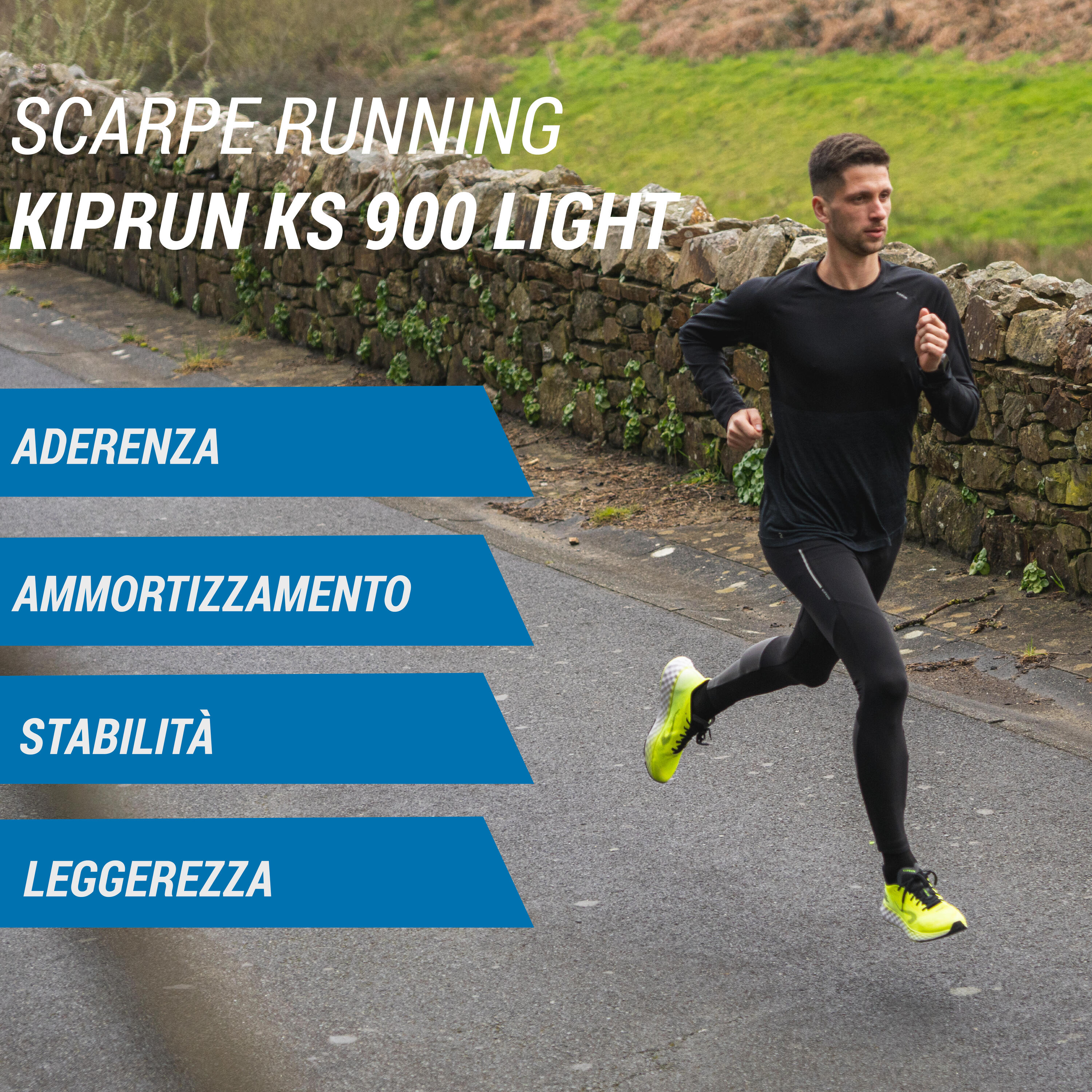 Zapatillas running Hombre - KIPRUN KS900 Light amarillo 13/27