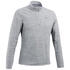 Men sweater fleece half-zip mh100 - grey