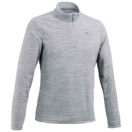 Sudadera de tejido polar para senderismo - MH100 - Hombre