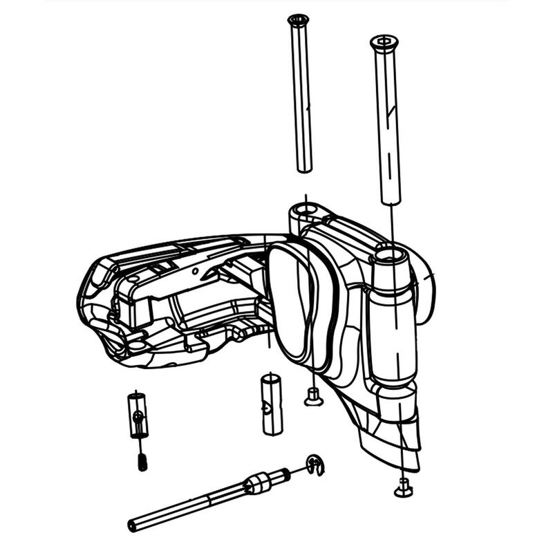Kit balamale cadru bicicletă pliabilă Fold 1"