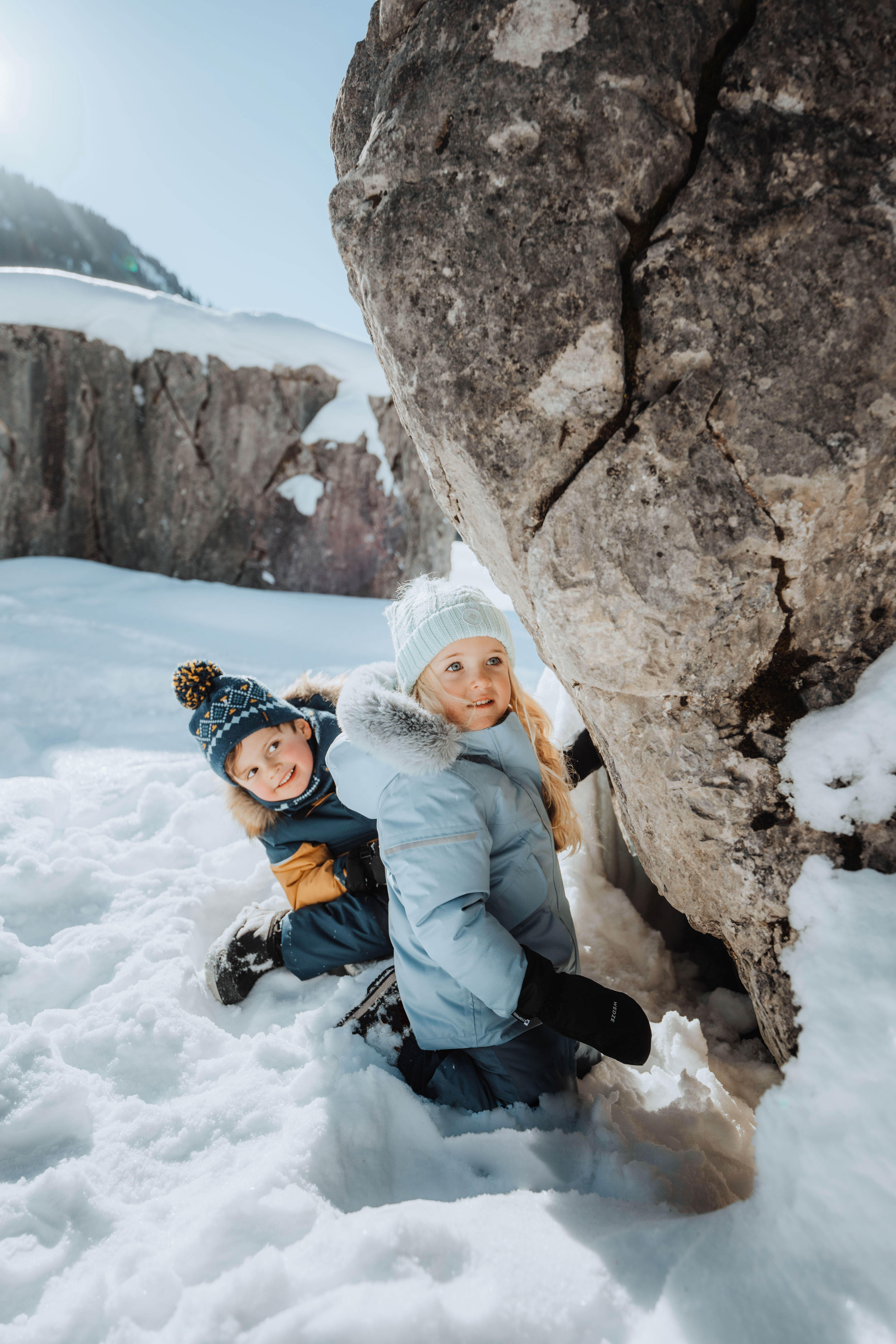 Kids’ Warm and Waterproof Hiking Pants, SH 500 Age 2–6 - QUECHUA