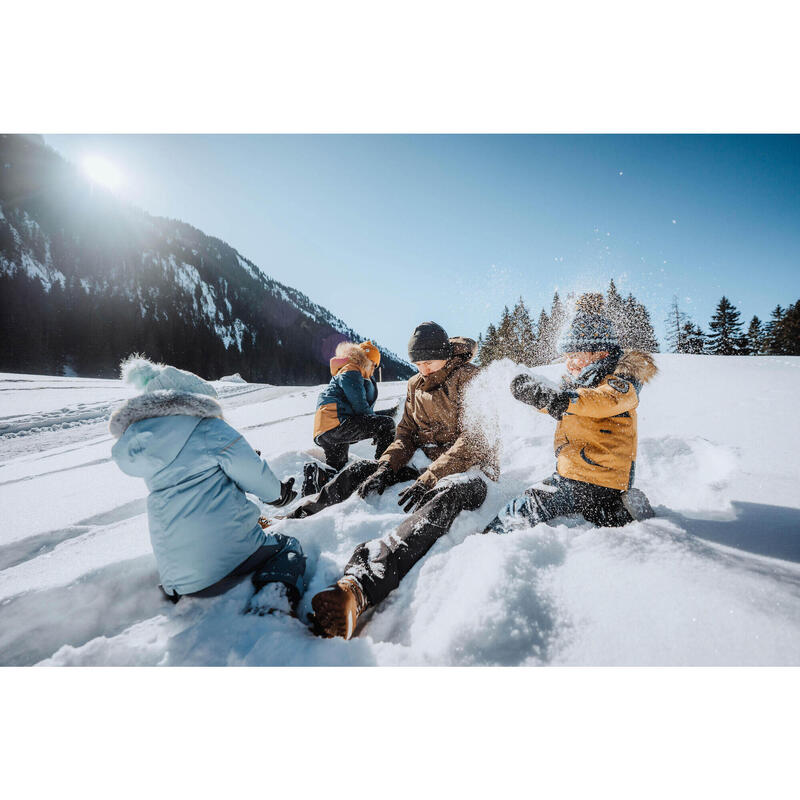 Geacă parka iarnă călduroasă SH500 MOUNTAIN Fete 2 - 6 ani