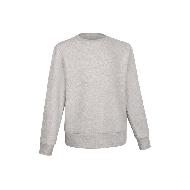 Kids' Unisex Warm Printed Crew-Neck Sweatshirt - Grey