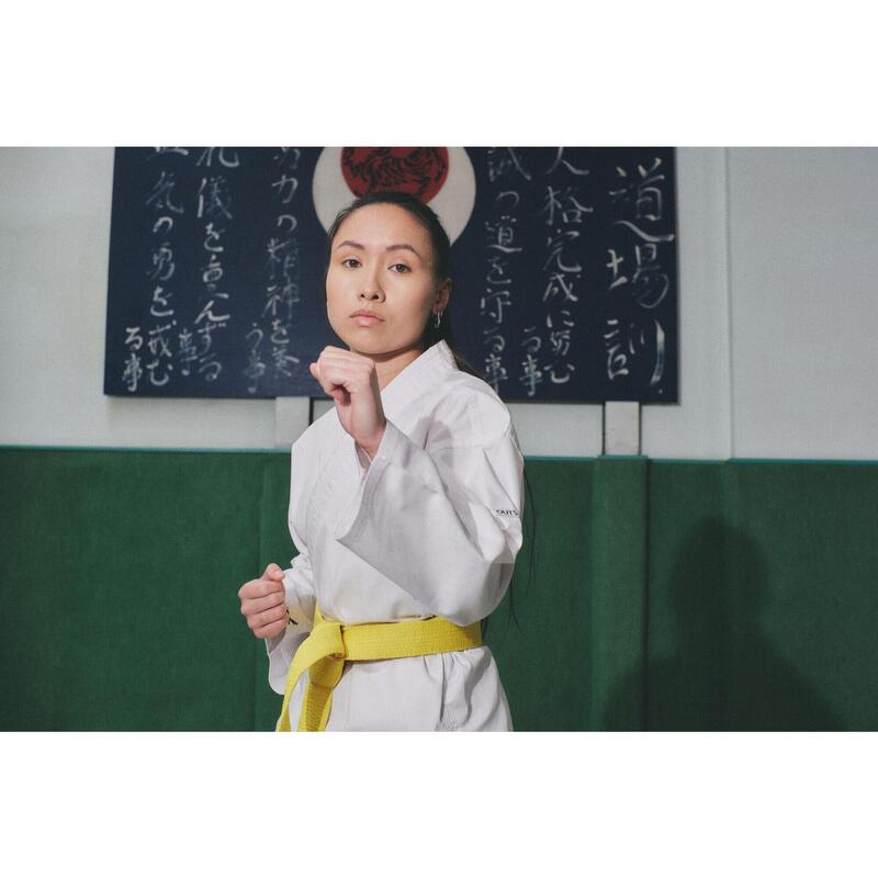 Kimono kárate karategi Outshock 100 adulto blanco