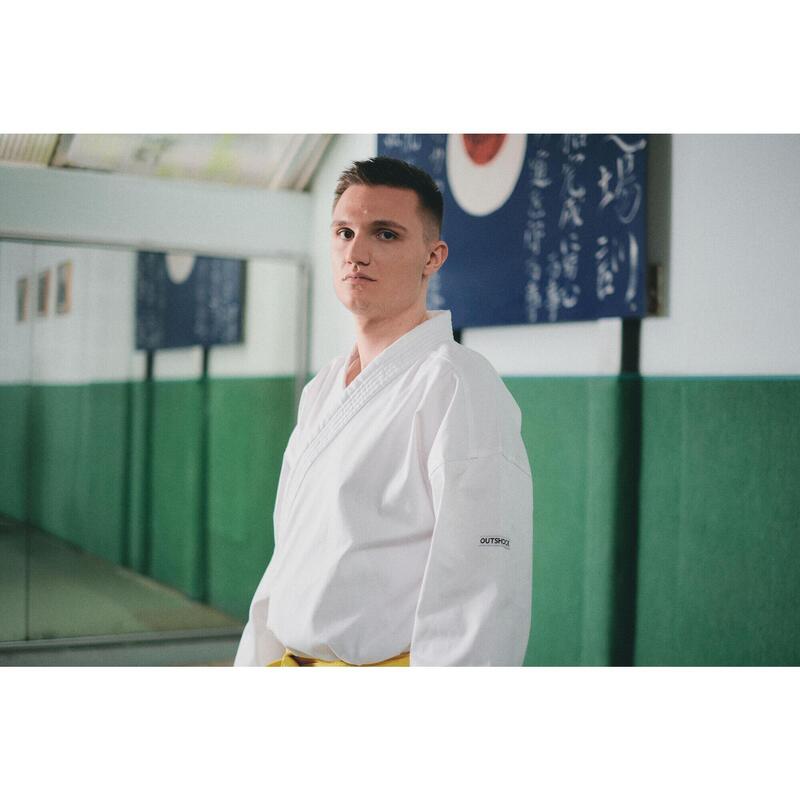 Kimono adulto karate 100 bianco
