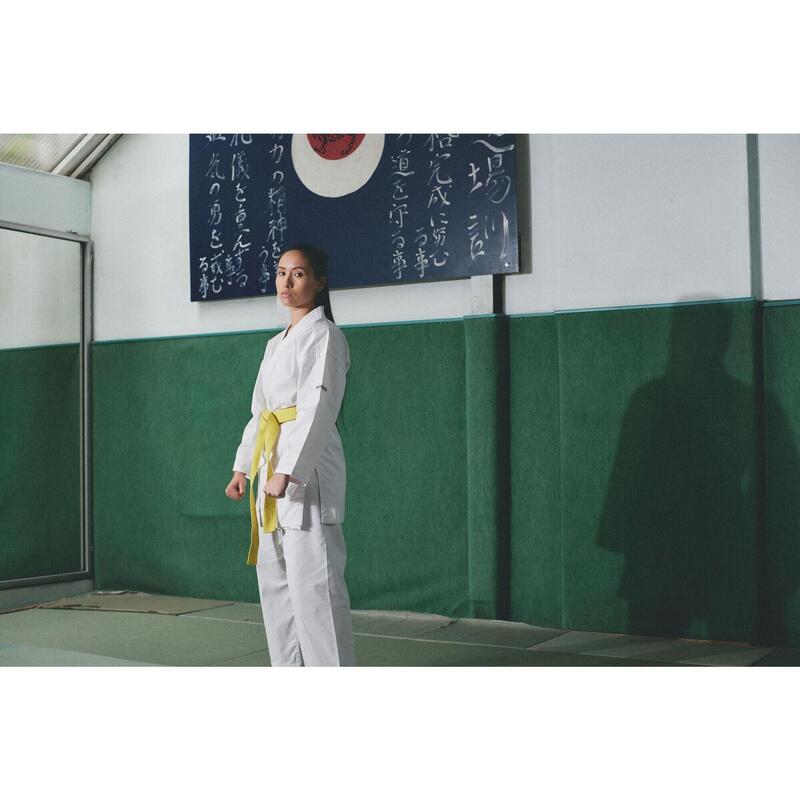 Kimono kárate karategi Outshock 100 adulto blanco