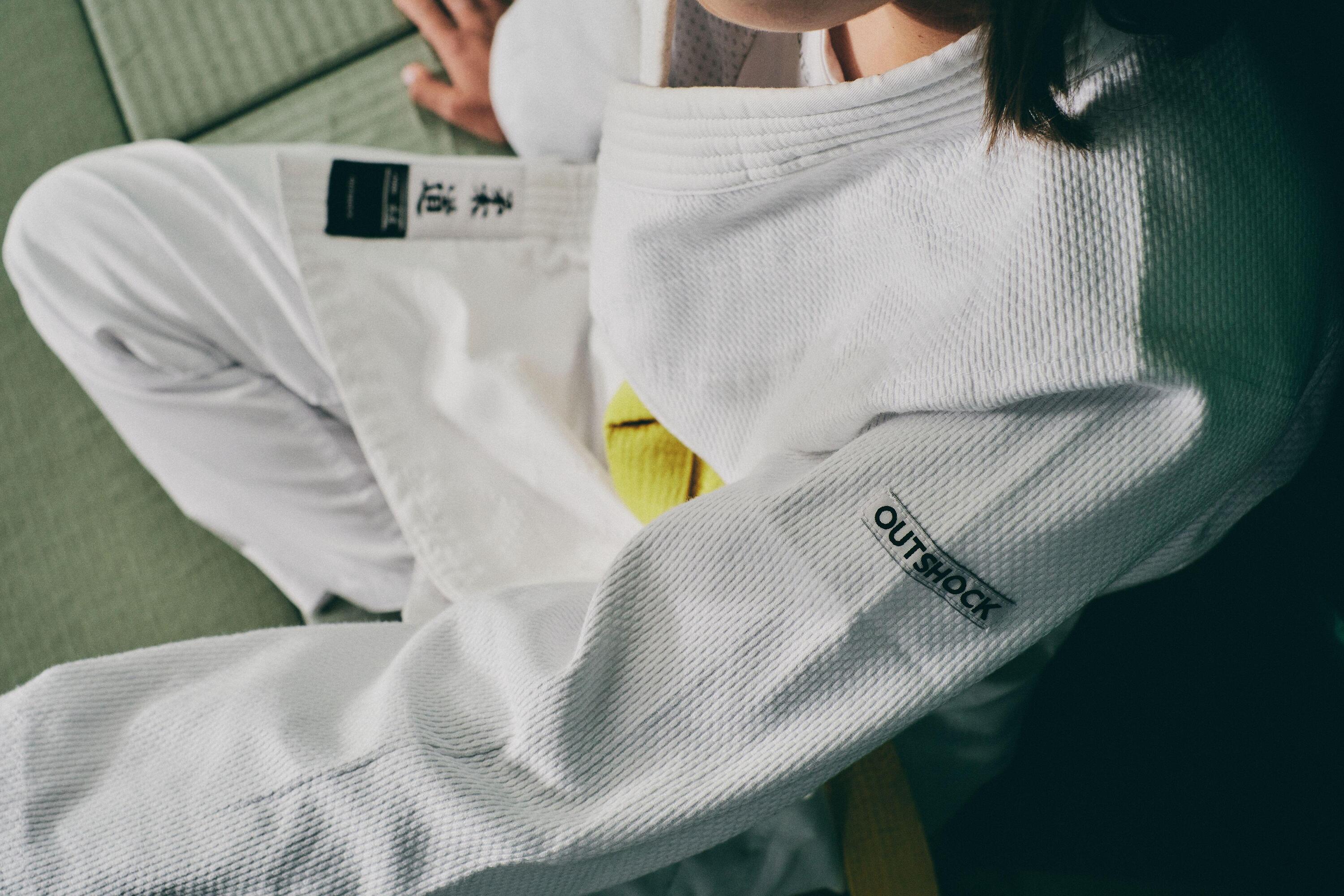 Kimono adulto judo 100 bianco 5/14