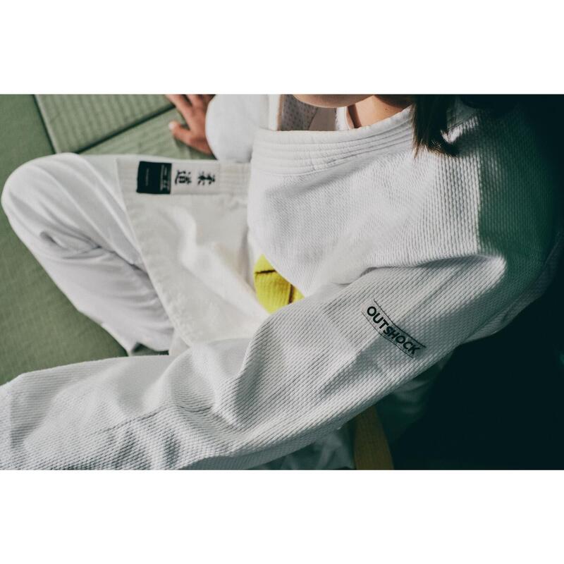 Kimono adulto judo 100 bianco